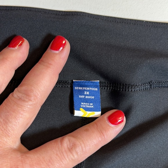 Plus Size Skirted Swim Bottom/Exercise Short 3x - Picture 9 of 11